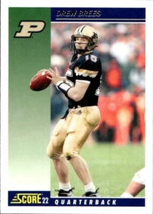 Drew Brees 2022 Chronicles Score 1992 Retro - #20 - Purdue Boilermakers - Picture 1 of 2