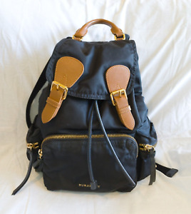 Burberry Nylon Backpack Rucksack, certified genuine