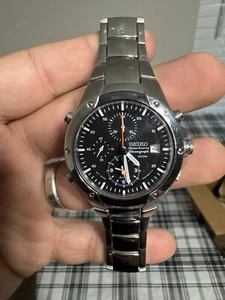 Seiko Sportura Chronograph 7T32-6N00 Quartz Watch - Picture 1 of 7