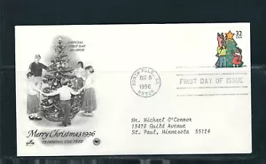 USA SC # 3109 Decorating Tree FDC . Artcraft Cachet - Picture 1 of 1