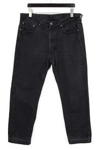 Levi's 505 Jeans Herren W33/L32 Regular Fit Reißverschluss Fly Taschen Schwarz - Bild 1 von 11
