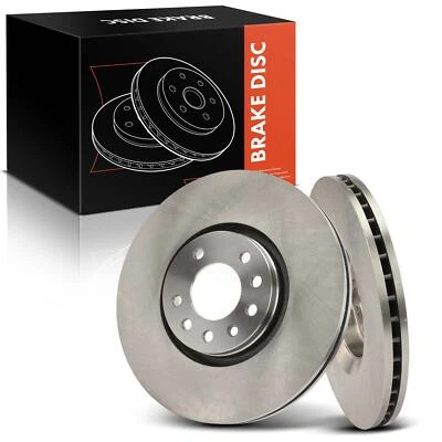 2x Rotores de freno de disco para Saab 9-3 2006 2007-2011 lado delantero del conductor y del pasajero Foto 1 de 4