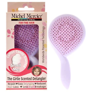 2 Pack The Girlie Brush Cotton Candy Fine Hair - Purple-Pink by Michel Mercier - - Picture 1 of 6