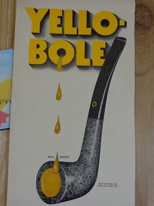 Yello Bole Magazine Ad Print 1943 WWII The Honey Cured Smoke Pipe Tobacco - Picture 1 of 3