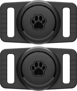 Airtag Dog Collar Holder 2 Pack,Waterproof Cat Collar Holder for Apple Airtag, S - Picture 1 of 11
