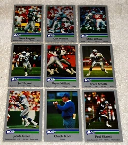 1987 Seattle Seahawks 16 Karten Team Polizei Set Steve Largent, Warner, Krieg - Bild 1 von 2