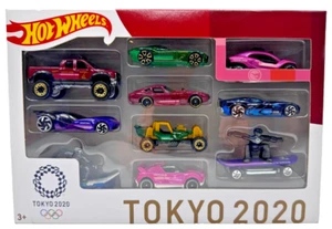 Hot Wheels Tokyo 2020 Olympics Game 10 Collector Pack - Picture 1 of 15