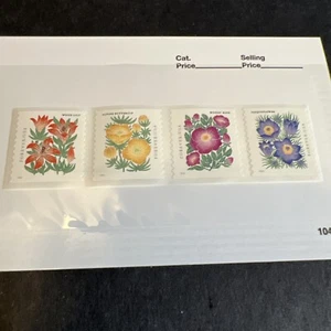 Scott#5672 - 5675-Bande de bobine de flore de montagne de 4 - MNH-2022-US - Photo 1/1