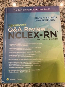Lippincott Q&A Bewertung für NCLEX-RN 13. Aufl. von Desiree Hensel und Diane Billings - Bild 1 von 7
