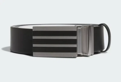 Nuevo cinturón de golf reversible Adidas Three Stripes Tour negro/blanco Foto 1 de 4