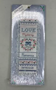 New Berlin Co. Bookmark Cross Stitch Kit Love Mystery Romance Intrigue Sealed - Picture 1 of 12