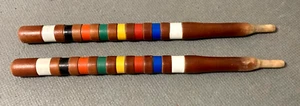 (2) Vintage Forster Replacement Croquet Sticks/Pegs 15" - Picture 1 of 6