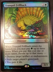 FOIL  Tranquil Frillback / Friedlicher Kammrücken  - AFTERMATH - englisch (nm +) - Picture 1 of 1