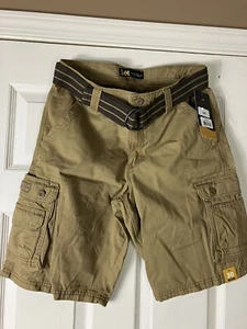 Lee Men's Dungarees Belted Wyoming Cargo Short - Bourbon 218-3323 - Picture 1 of 2