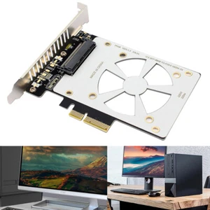 Carte d'extension U.2 SFF-8639 vers PCI-EX4 PCI-E GEN3 support U.2 NVME SSD - Photo 1/12