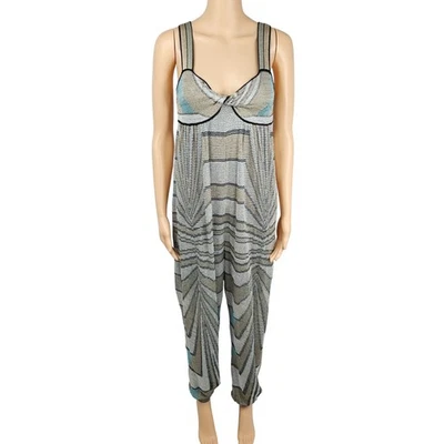 Mono tejido a rayas brillantes multicolor M Missoni para mujer talla FR 38 NUEVO CON ETIQUETAS Foto 1 de 4