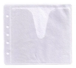 Funda de plástico de recarga de doble cara 200 CD blanca - Imagen 1 de 1