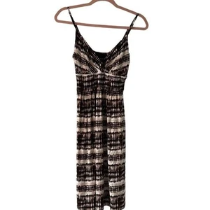 Cynthia Rowley Batic Boho Stretchy Retro Comfy Tank Dress Womens XS Travel - Picture 1 of 4