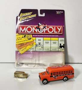 Johnny Lightning 1956 Chevy Bus Diecast 1:64 Monopoly Get Out of Jail Free 2002 - Picture 1 of 7