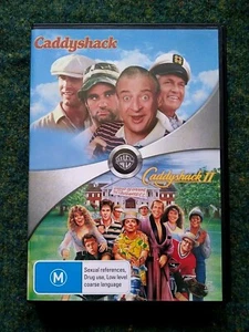 CADDYSHACK/ CADDYSHACK II – DVD, 2-DISCS- R-4 LIKE NEW FREE POST IN AUSTRALIA - Picture 1 of 2