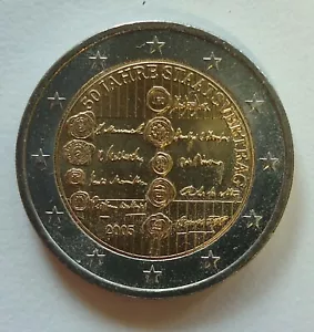 2 Euro Gedenkmünze Österreich 2005 Staatsvertrag - Bild 1 von 1