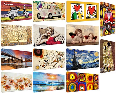 Quadri Moderni Arredamento cm.120x60 Arredo Casa Arte Stampa su Tela Design