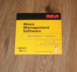 RCA Music Management Software CD MusicMatch Jukebox WINDOWS 95/98/2000/NT - Picture 1 of 3