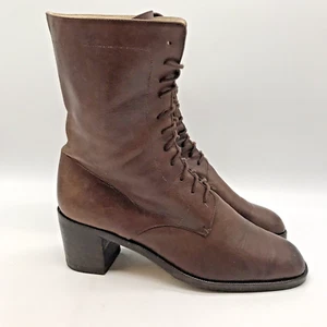 Senso Australian Kid Leder Schnürstiefel Damen 40 Mister Minit Made in Italy - Bild 1 von 12