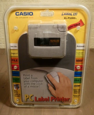 CASIO EZ-Label Printer KL-P1000-L for PC Sealed in Retail Package New Unused - Image 1 of 2