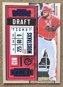 Mike Moustakas 2020 Panini Contenders Draft Ticket Blue #44 /149 Numbered Foil - Picture 1 of 2