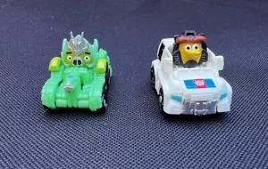 Transformers ANGRY BIRDS TELEPODS DECEPTIHOG BRAWL & JAZZ BIRD Tomy Hasbro - Picture 1 of 5