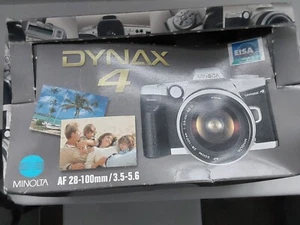 Minolta Dynax 4, 35mm SLR Camera With AF28-100mm Lens Used Read Description - Picture 1 of 5