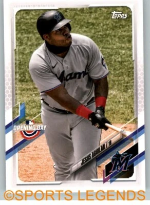 2021 Opening Day #76 Jesus Aguilar - Image 1 of 2