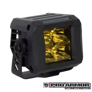 Pro Armor 2" Cube LED Amber Off-Road SPOT Bumper Cage Light 1424 Lumens A21UL678 - Picture 1 of 1