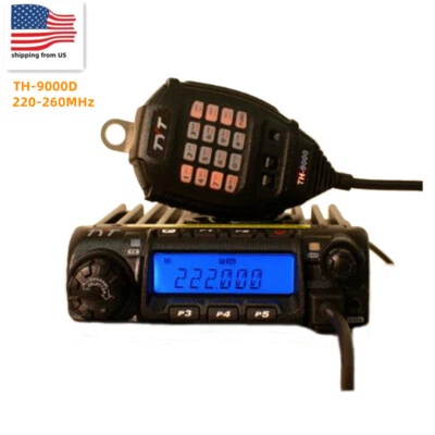 TYT TH-9000D 220-260MHz Car Mobile Radio 60W 200 Channels Vehicle Transceiver US - Image 1 of 4