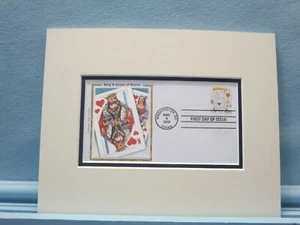 According to Hoyle - Card Games & First Day Cover of the King & Queen of hearts - Picture 1 of 1