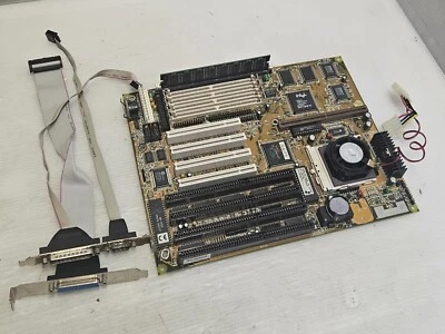 SOYO 5VA2, Socket 7, Intel i430VX + Pentium 120MHz + RAM 32MB SDRAM - WORKING - Image 1 of 4