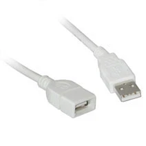 C2G 2,0 m USB2. 0 Typ A männlich Typ A Female Extension Kabel weiß - Bild 1 von 1