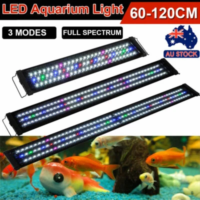 60 90 120cm Full Spectrum Aquarium LED Light Lighting Aqua Plant Fish Tank Lamp - image 1 of 4