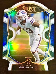 Select Gabriel Davis Concourse 2020 blanco troquelado novato radiocontrol #82 facturas - Imagen 1 de 2