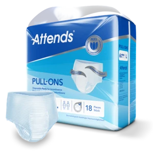 Attends Pull Ons 6 L Large 1er Pack 18 Windeln Pull On Hosen für Erwachsene 6L 211847 - Bild 1 von 8