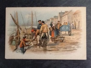 CP ILLUSTREE PUB CHOCOLAT ARLATTE RETOUR PECHE PORT - 59686 - Imagen 1 de 2