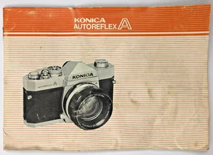 Manual Only for Konica Autoreflex A Camera Operating Instruction POOR CONDITION - Picture 1 of 4