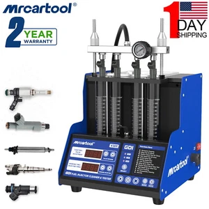 GDI EFI TSI Fuel Injector Cleaner Tester Ultrasonic Cleaning Machine 4 Cylinder - Bild 1 von 20