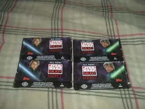 2009 Topps STAR WARS GALAXY SERIES 4 (4 Sealed Hobby Packs) - Picture 1 of 4