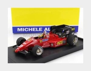 BRUMM R142-CH-UPD FERRARI - F1 126C4 N 27 WINNER BELGIUM GP 1984 MICHELE ALBORET - Foto 1 di 2