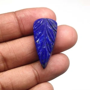 Cabujón lágrima piedra preciosa suelta lapislázuli natural 26,90 quilates 31X15X6,5 mm - Imagen 1 de 5