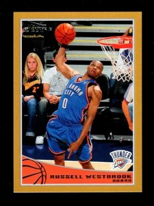 2009-10 TOPPS GOLD #206 RUSSELL WESTBROOK 1879/2009 OKLAHOMA CITY THUNDER - Picture 1 of 2