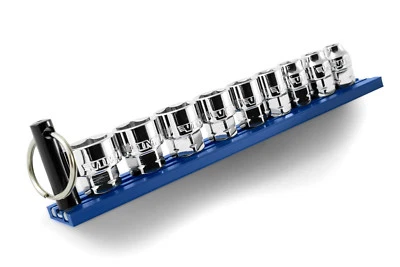 VIM DDM400 Low Profile Dual Drive Sockets, 9 PC Shallow Metric Socket w/ Magrail - Image 1 of 3