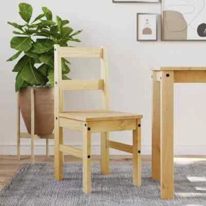 vidaXL Essstühle 2 Stk. Panama 40x46x90 cm Massivholz Kiefer - Bild 1 von 9